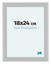 Como MDF Cornice 18x24cm Bianco Lucente Davanti Dimensione | Yourdecoration.it