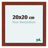 Como MDF Cornice 20x20cm Ciliegie Davanti Dimensione | Yourdecoration.it