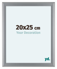 Como MDF Cornice 20x25cm Argento Opaco Davanti Dimensione | Yourdecoration.it