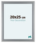 Como MDF Cornice 20x25cm Argento Opaco Davanti Dimensione | Yourdecoration.it