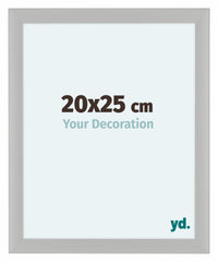Como MDF Cornice 20x25cm Bianco Grana Di Legno Davanti Dimensione | Yourdecoration.it