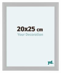Como MDF Cornice 20x25cm Bianco Opaco Davanti Dimensione | Yourdecoration.it