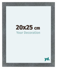 Como MDF Cornice 20x25cm Ferro Spazzato Davanti Dimensione | Yourdecoration.it