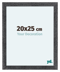 Como MDF Cornice 20x25cm Grigio Spazzato Davanti Dimensione | Yourdecoration.it