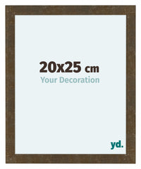 Como MDF Cornice 20x25cm Oro Antico Davanti Dimensione | Yourdecoration.it