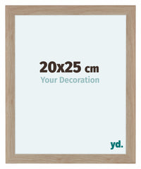 Como MDF Cornice 20x25cm Quercia Chiaro Davanti Dimensione | Yourdecoration.it