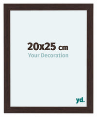 Como MDF Cornice 20x25cm Quercia Scura Davanti Dimensione | Yourdecoration.it