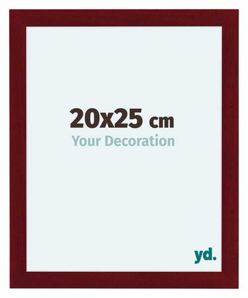 Como MDF Cornice 20x25cm Vino Rosso Spazzato Davanti Dimensione | Yourdecoration.it