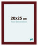 Como MDF Cornice 20x25cm Vino Rosso Spazzato Davanti Dimensione | Yourdecoration.it