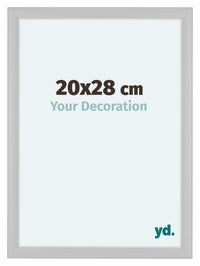 Como MDF Cornice 20x28cm Bianco Opaco Davanti Dimensione | Yourdecoration.it