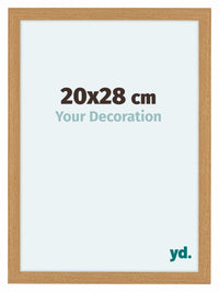 Como MDF Cornice 20x28cm Faggio Davanti Dimensione | Yourdecoration.it