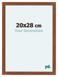Como MDF Cornice 20x28cm Noce Davanti Dimensione | Yourdecoration.it