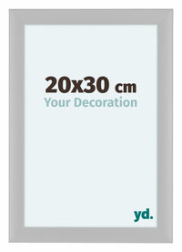 Como MDF Cornice 20x30cm Bianco Opaco Davanti Dimensione | Yourdecoration.it