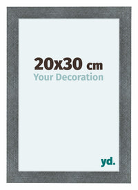 Como MDF Cornice 20x30cm Ferro Spazzato Davanti Dimensione | Yourdecoration.it