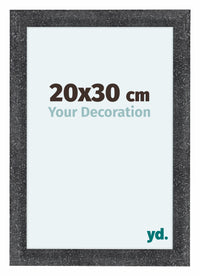 Como MDF Cornice 20x30cm Grigio Spazzato Davanti Dimensione | Yourdecoration.it