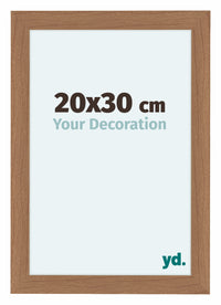 Como MDF Cornice 20x30cm Noce Chiaro Davanti Dimensione | Yourdecoration.it