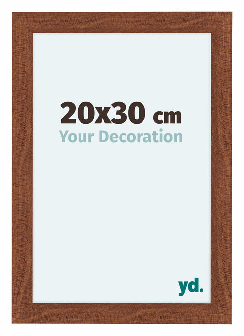 Como MDF Cornice 20x30cm Noce Davanti Dimensione | Yourdecoration.it