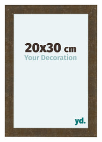 Como MDF Cornice 20x30cm Oro Antico Davanti Dimensione | Yourdecoration.it