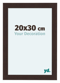 Como MDF Cornice 20x30cm Quercia Scura Davanti Dimensione | Yourdecoration.it