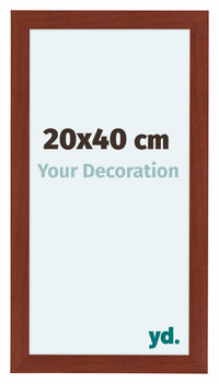 Como MDF Cornice 20x40cm Ciliegie Davanti Dimensione | Yourdecoration.it