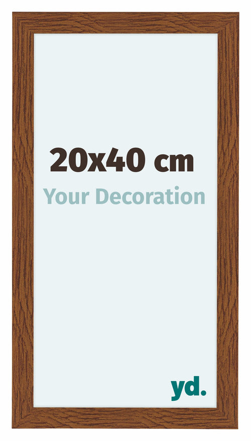 Como MDF Cornice 20x40cm Quercia Rustico Davanti Dimensione | Yourdecoration.it