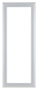 Como MDF Cornice 20x60cm Argento Opaco Davanti | Yourdecoration.it