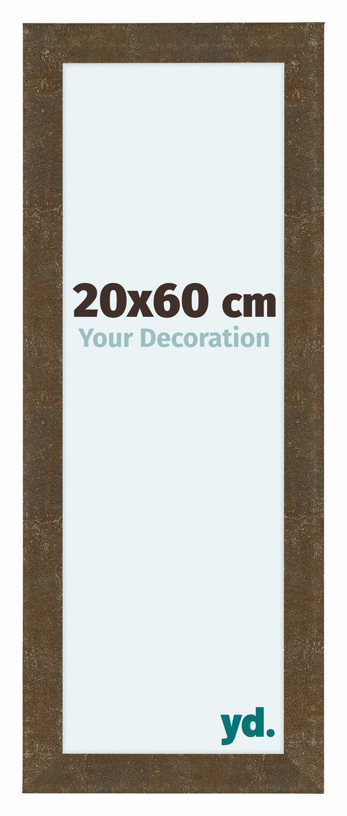 Como MDF Cornice 20x60cm Oro Antico Davanti Dimensione | Yourdecoration.it