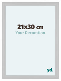 Como MDF Cornice 21x30cm Bianco Lucente Davanti Dimensione | Yourdecoration.it