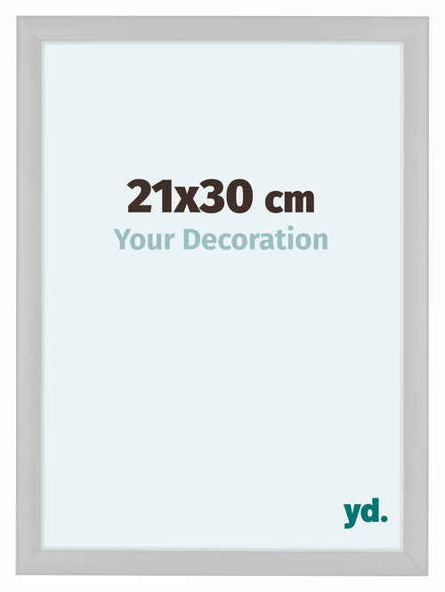 Como MDF Cornice 21x30cm Bianco Lucente Davanti Dimensione | Yourdecoration.it