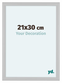 Como MDF Cornice 21x30cm Bianco Opaco Davanti Dimensione | Yourdecoration.it