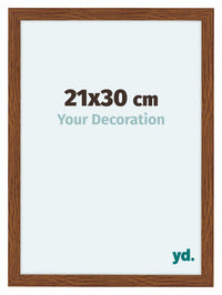 Como MDF Cornice 21x30cm Quercia Rustico Davanti Dimensione | Yourdecoration.it
