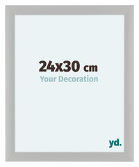 Como MDF Cornice 24x30cm Bianco Grana Di Legno Davanti Dimensione | Yourdecoration.it