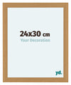 Como MDF Cornice 24x30cm Faggio Davanti Dimensione | Yourdecoration.it