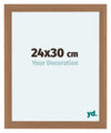 Como MDF Cornice 24x30cm Noce Chiaro Davanti Dimensione | Yourdecoration.it