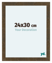 Como MDF Cornice 24x30cm Oro Antico Davanti Dimensione | Yourdecoration.it