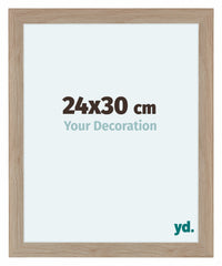 Como MDF Cornice 24x30cm Quercia Chiaro Davanti Dimensione | Yourdecoration.it