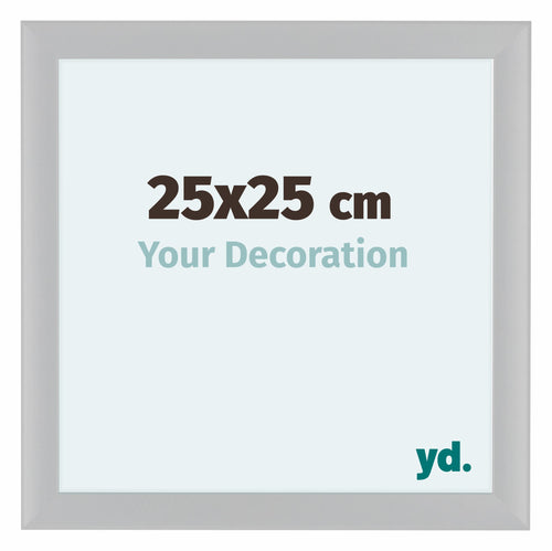 Como MDF Cornice 25x25cm Bianco Lucente Davanti Dimensione | Yourdecoration.it
