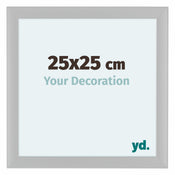 Como MDF Cornice 25x25cm Bianco Opaco Davanti Dimensione | Yourdecoration.it