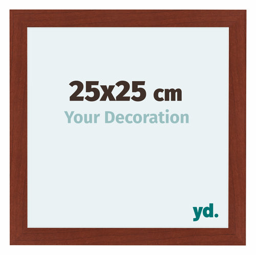 Como MDF Cornice 25x25cm Ciliegie Davanti Dimensione | Yourdecoration.it