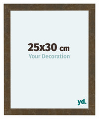 Como MDF Cornice 25x30cm Oro Antico Davanti Dimensione | Yourdecoration.it