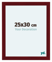 Como MDF Cornice 25x30cm Vino Rosso Spazzato Davanti Dimensione | Yourdecoration.it