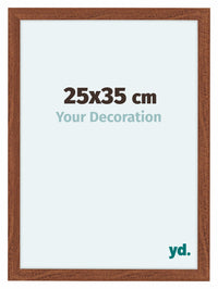 Como MDF Cornice 25x35cm Noce Davanti Dimensione | Yourdecoration.it