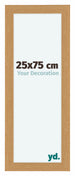 Como MDF Cornice 25x75cm Faggio Davanti Dimensione | Yourdecoration.it