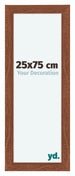 Como MDF Cornice 25x75cm Noce Davanti Dimensione | Yourdecoration.it