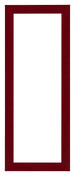 Como MDF Cornice 25x75cm Vino Rosso Spazzato Davanti | Yourdecoration.it