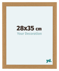 Como MDF Cornice 28x35cm Faggio Davanti Dimensione | Yourdecoration.it