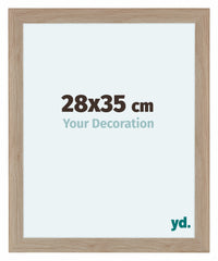 Como MDF Cornice 28x35cm Quercia Chiaro Davanti Dimensione | Yourdecoration.it