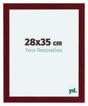 Como MDF Cornice 28x35cm Vino Rosso Spazzato Davanti Dimensione | Yourdecoration.it