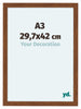 Como MDF Cornice 29 7x42cm A3 Quercia Rustico Davanti Dimensione | Yourdecoration.it