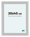Como MDF Cornice 30x40cm Bianco Lucente Davanti Dimensione | Yourdecoration.it